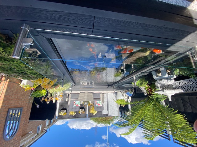 Andy E's Raised Koi Pond